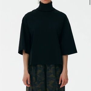 Tibi Punto Milano Turtleneck Black S